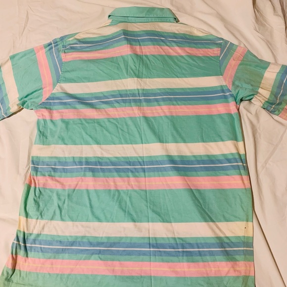 Striped Collared Tee - Picture 3 of 3